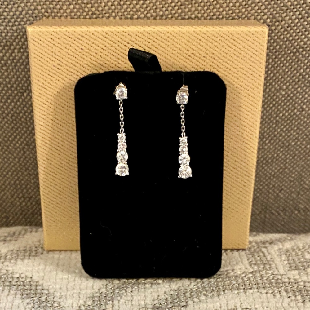Diamond Fashion Earrings- Never Worn